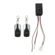 Qiysamall Motorcycle Anti Alarm System with Double Remote Waterproof for 48V 60V 64V 72V Scooter